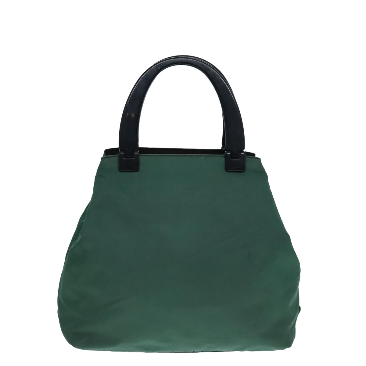 Luxury Prada Hand Bag Nylon Green Silver  90228