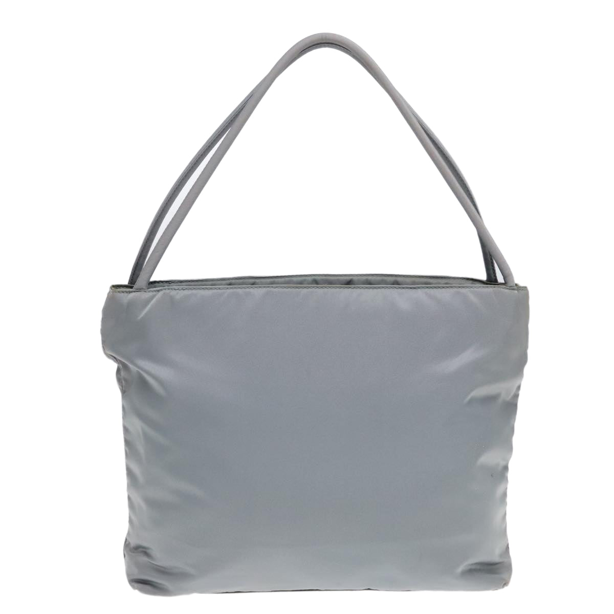 Luxury Prada Tote Bag Nylon Light Blue Silver  90235