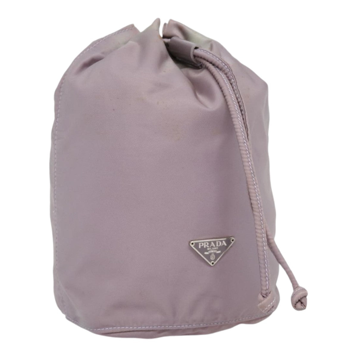 Luxury Prada Pouch Nylon Purple Silver  90239