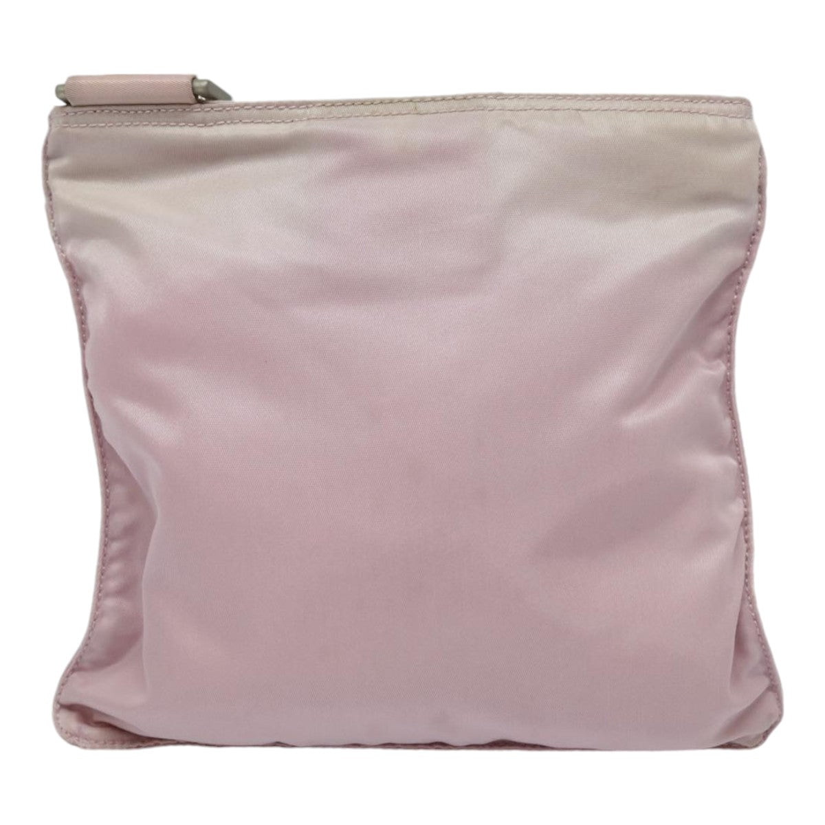 Luxury Prada Shoulder Bag Nylon Pink Silver  90260