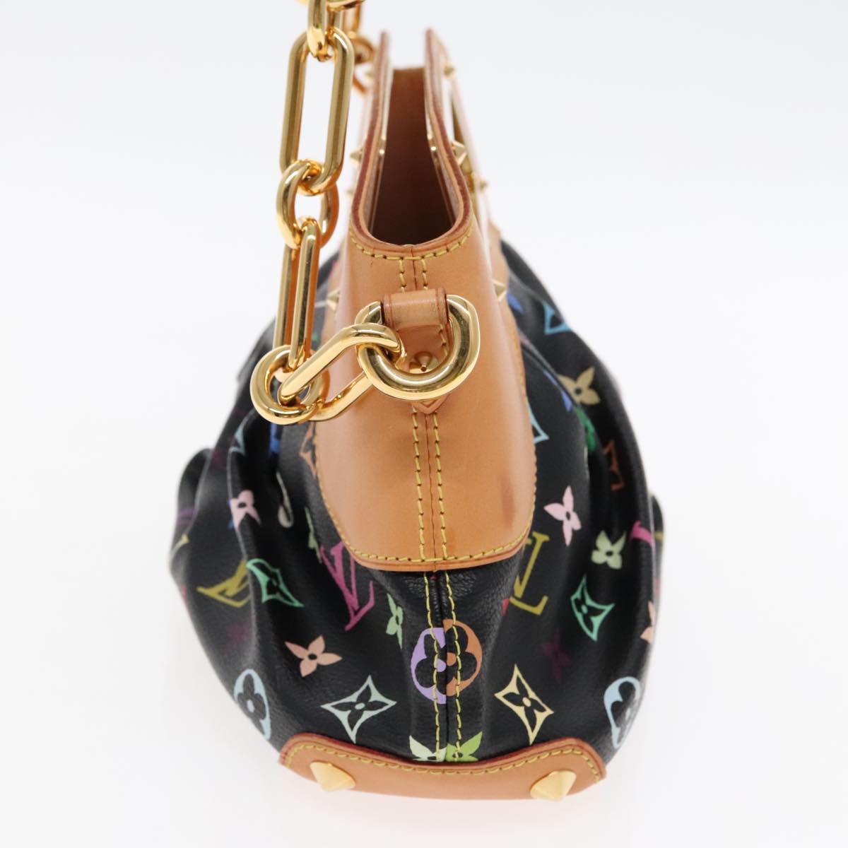 LOUIS VUITTON Monogram Multicolor Judy PM Hand Bag 2Way Black M40258 90292A