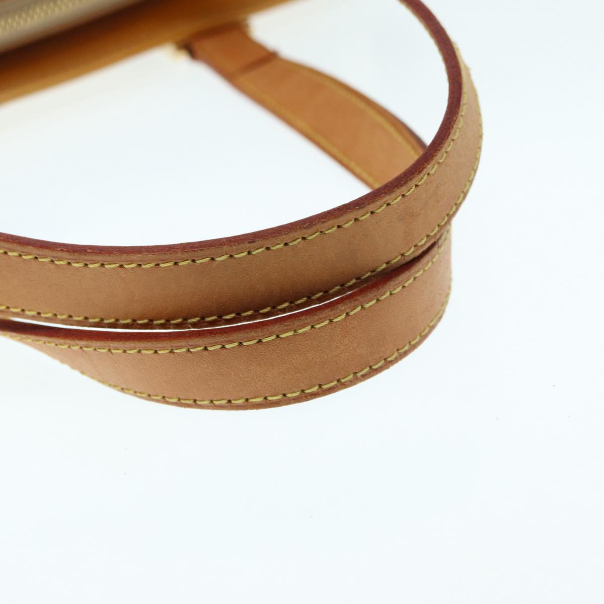 LOUIS VUITTON Monogram Vernis Houston Hand Bag Beige M91004 LV 90318