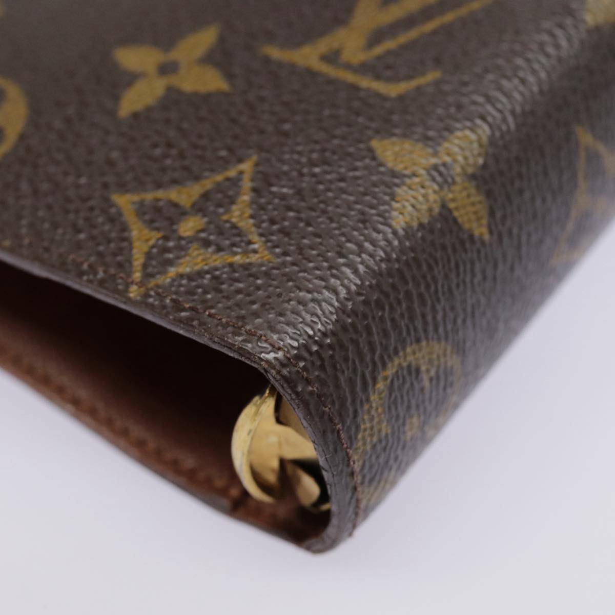 LOUIS VUITTON Monogram Agenda MM Day Planner Cover R20105 LV 90326