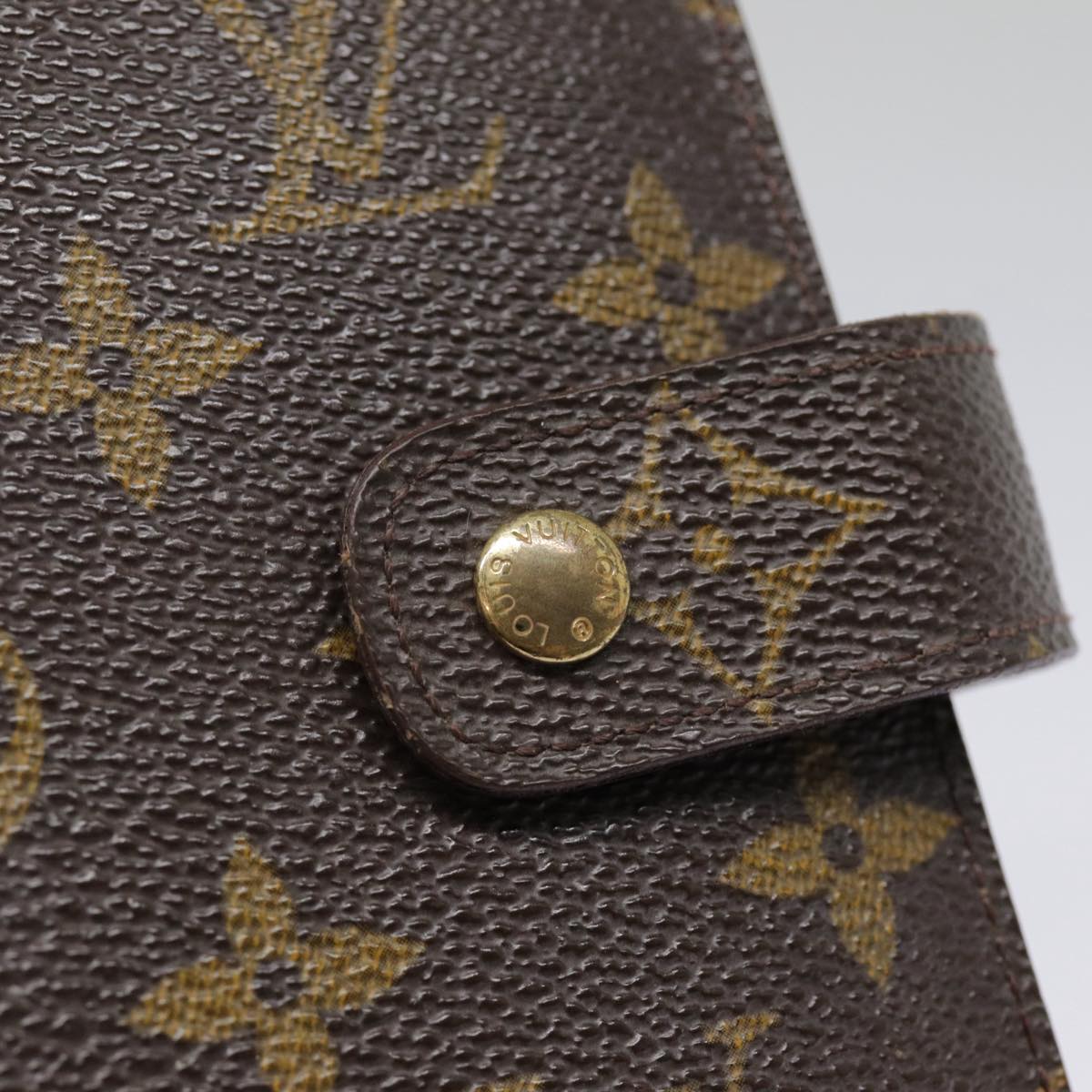 LOUIS VUITTON Monogram Agenda MM Day Planner Cover R20105 LV 90326