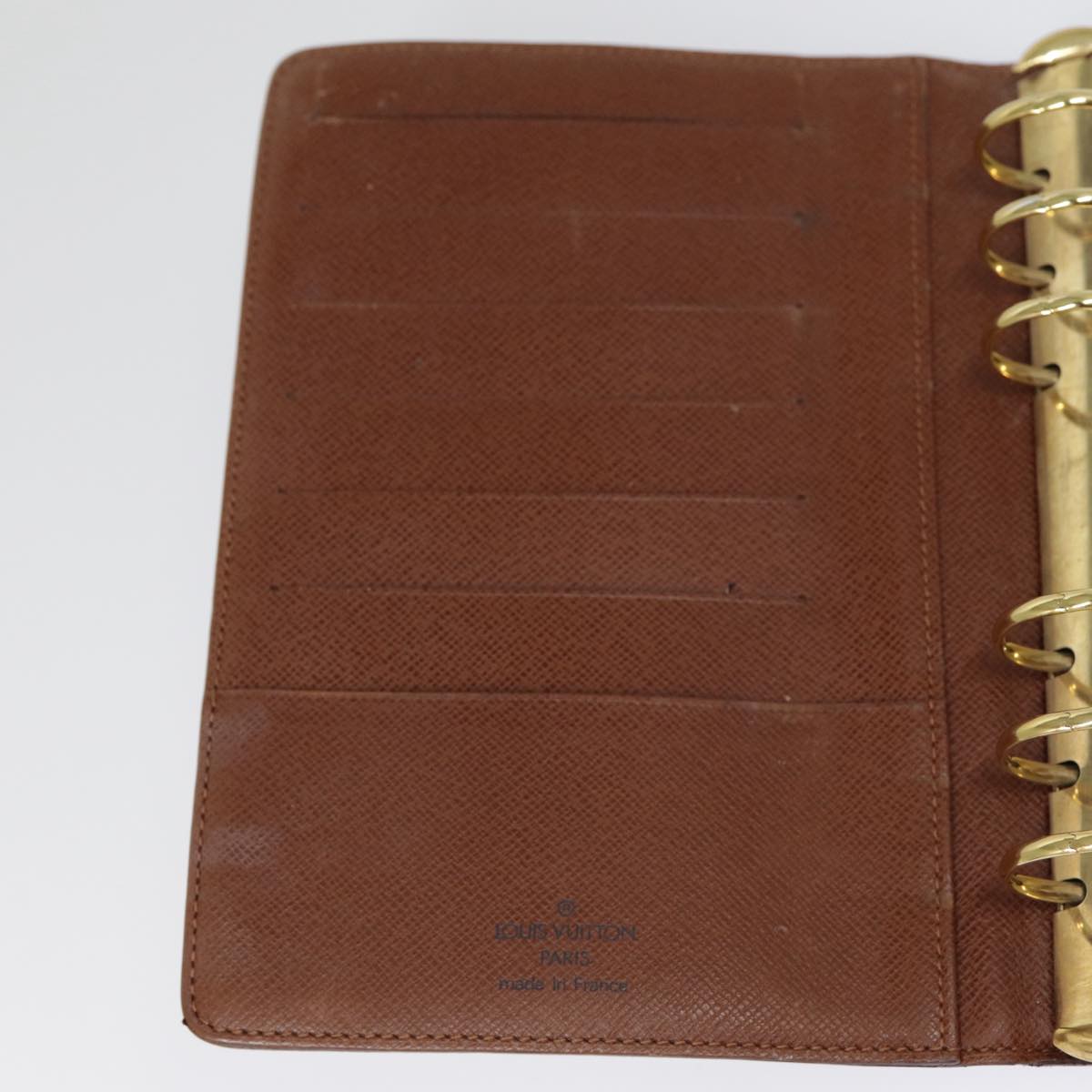 LOUIS VUITTON Monogram Agenda MM Day Planner Cover R20105 LV 90326