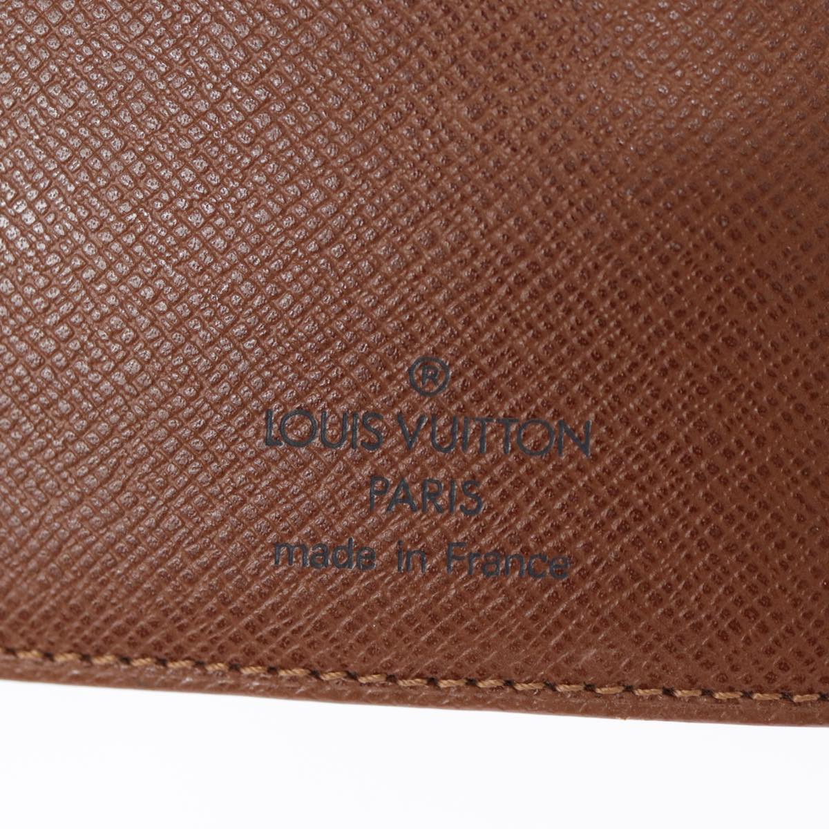 LOUIS VUITTON Monogram Agenda MM Day Planner Cover R20105 LV 90326