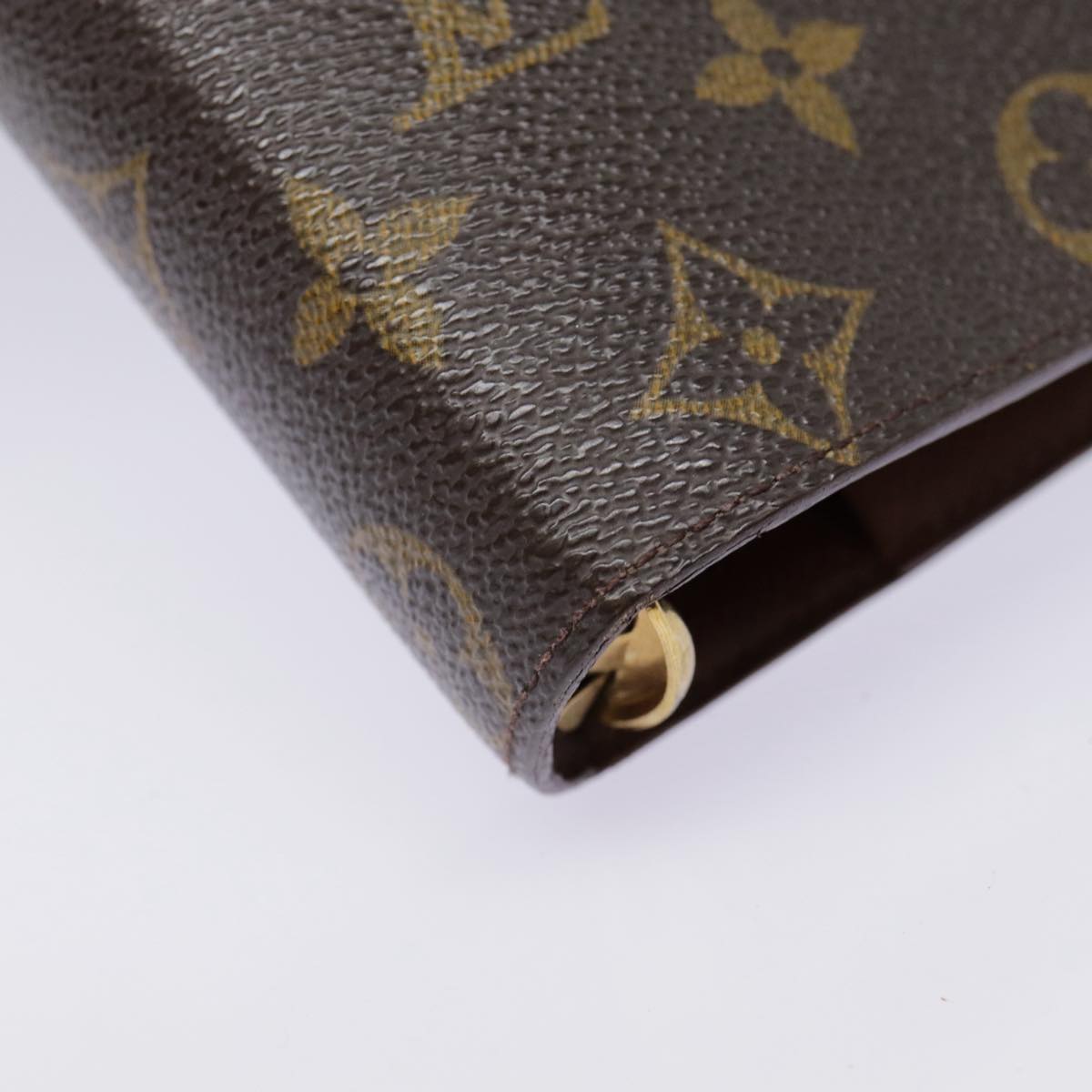 LOUIS VUITTON Monogram Agenda MM Day Planner Cover R20105 LV 90326