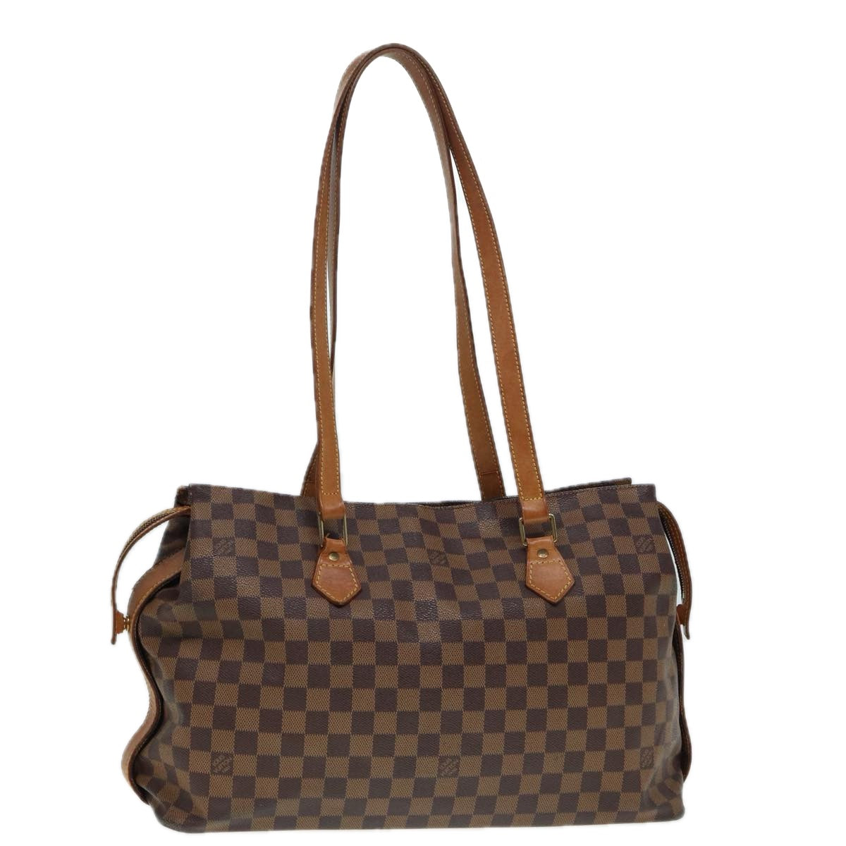 LOUIS VUITTON Damier Ebene Colombine Tote Bag 100th N99037 LV 90341