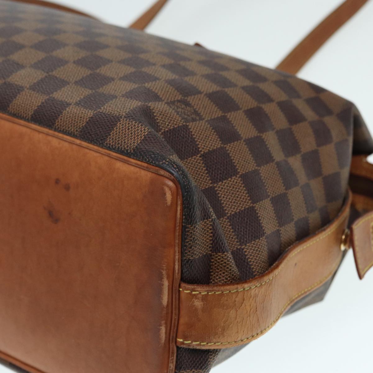 LOUIS VUITTON Damier Ebene Colombine Tote Bag 100th N99037 LV 90341