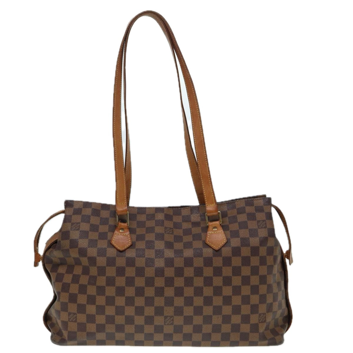LOUIS VUITTON Damier Ebene Colombine Tote Bag 100th N99037 LV 90341