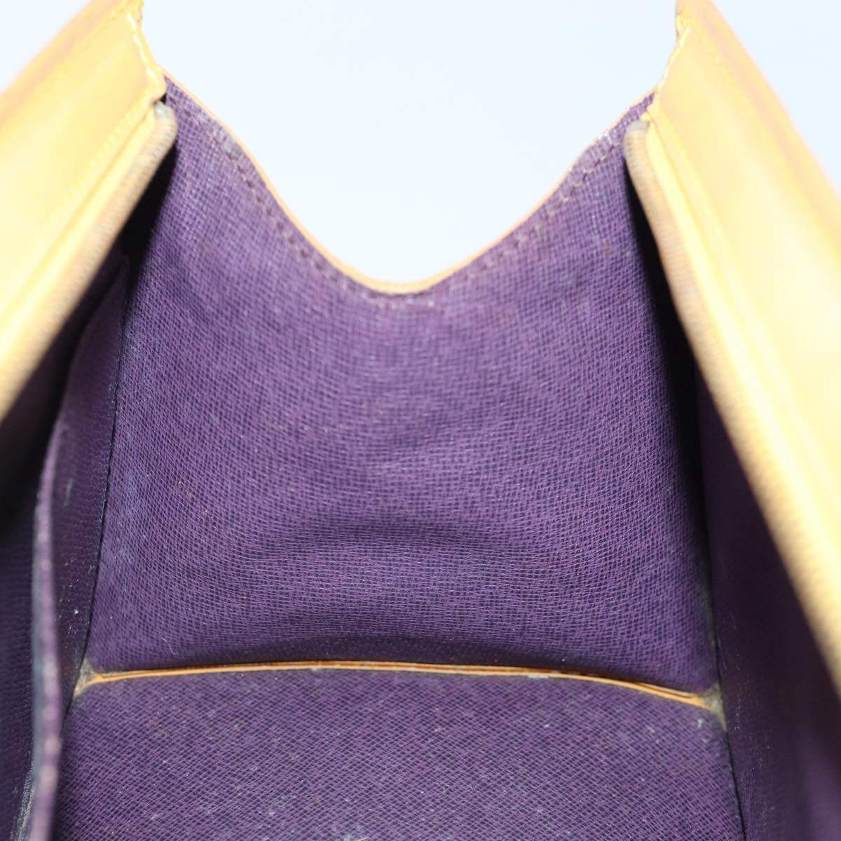 LOUIS VUITTON Epi Sac Triangle Hand Bag Yellow M52099 LV 90346