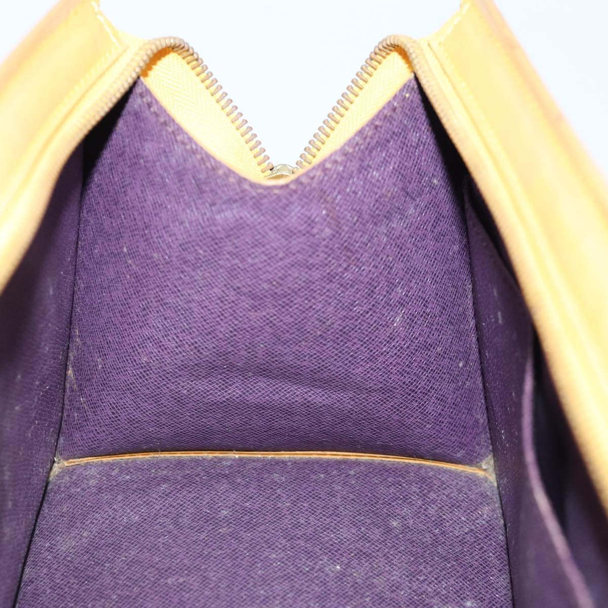 LOUIS VUITTON Epi Sac Triangle Hand Bag Yellow M52099 LV 90346