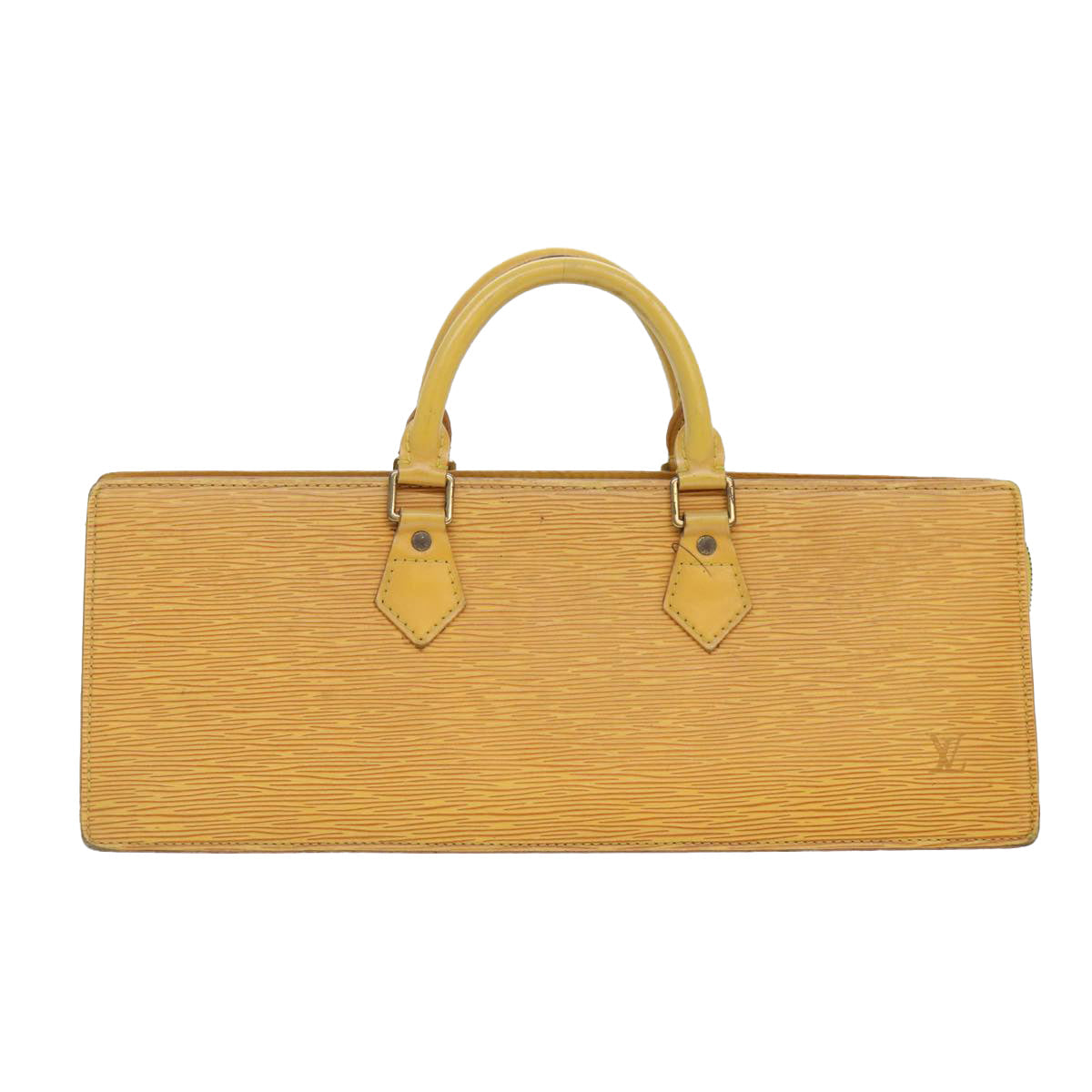 LOUIS VUITTON Epi Sac Triangle Hand Bag Yellow M52099 LV 90346