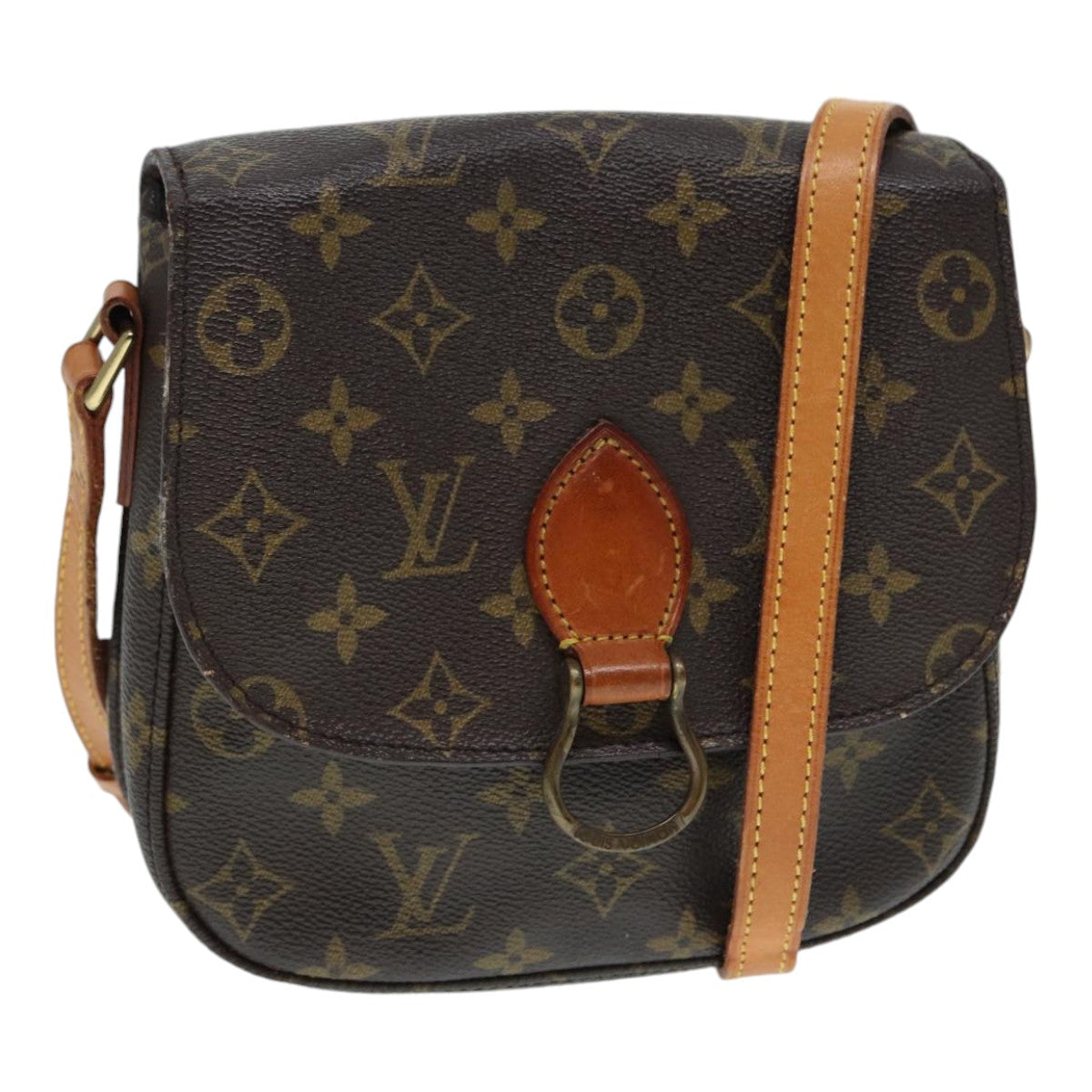 LOUIS VUITTON Monogram Saint Cloud MM Shoulder Bag M51243 LV 90348
