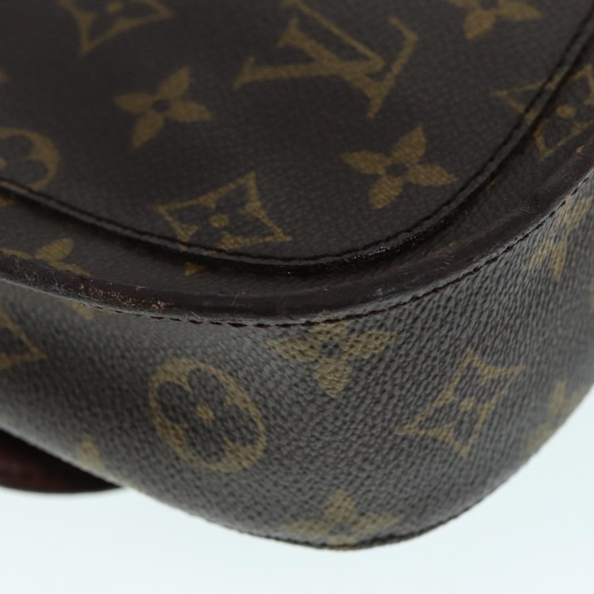 LOUIS VUITTON Monogram Saint Cloud MM Shoulder Bag M51243 LV 90348