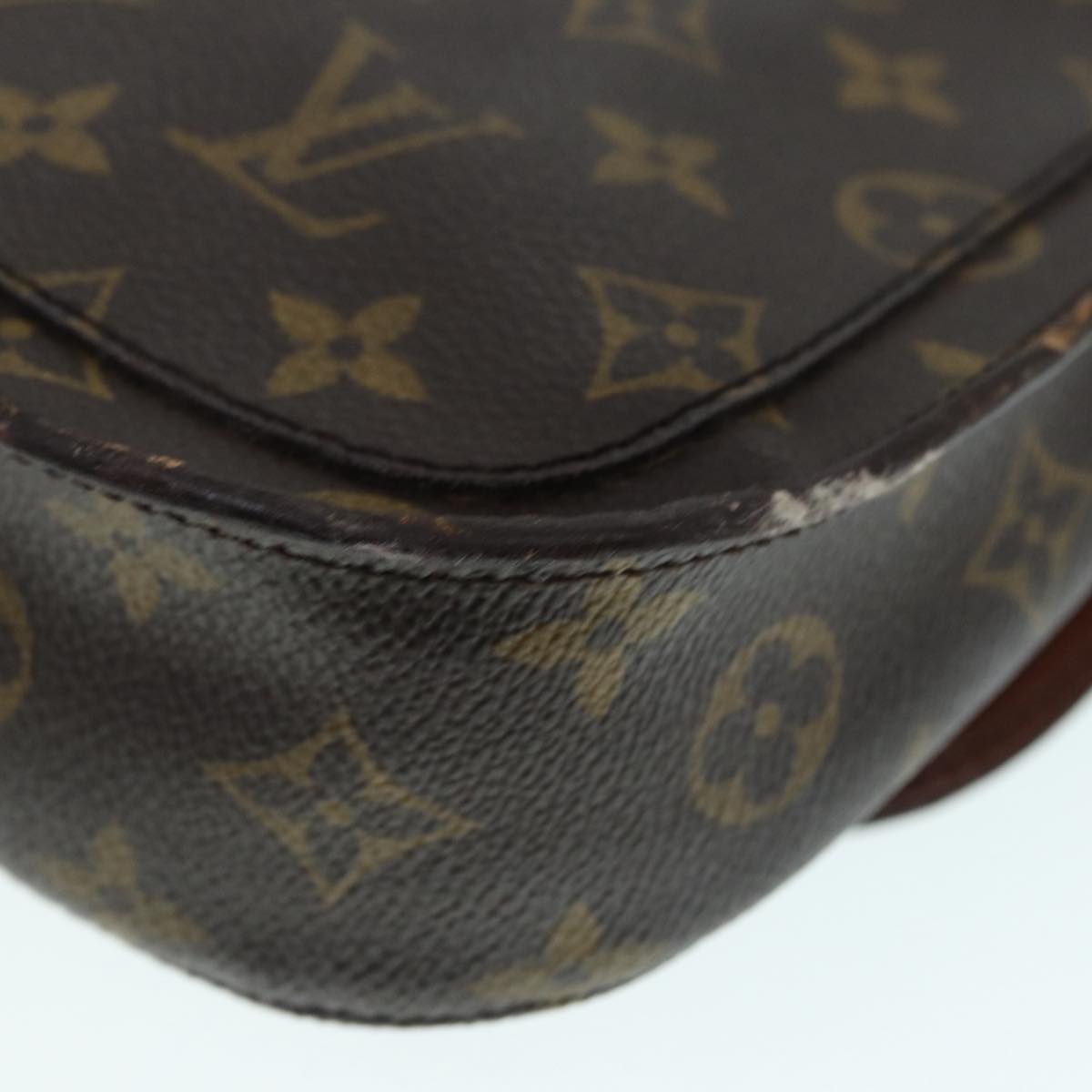 LOUIS VUITTON Monogram Saint Cloud MM Shoulder Bag M51243 LV 90348
