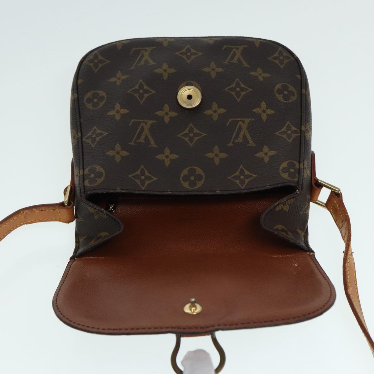 LOUIS VUITTON Monogram Saint Cloud MM Shoulder Bag M51243 LV 90348
