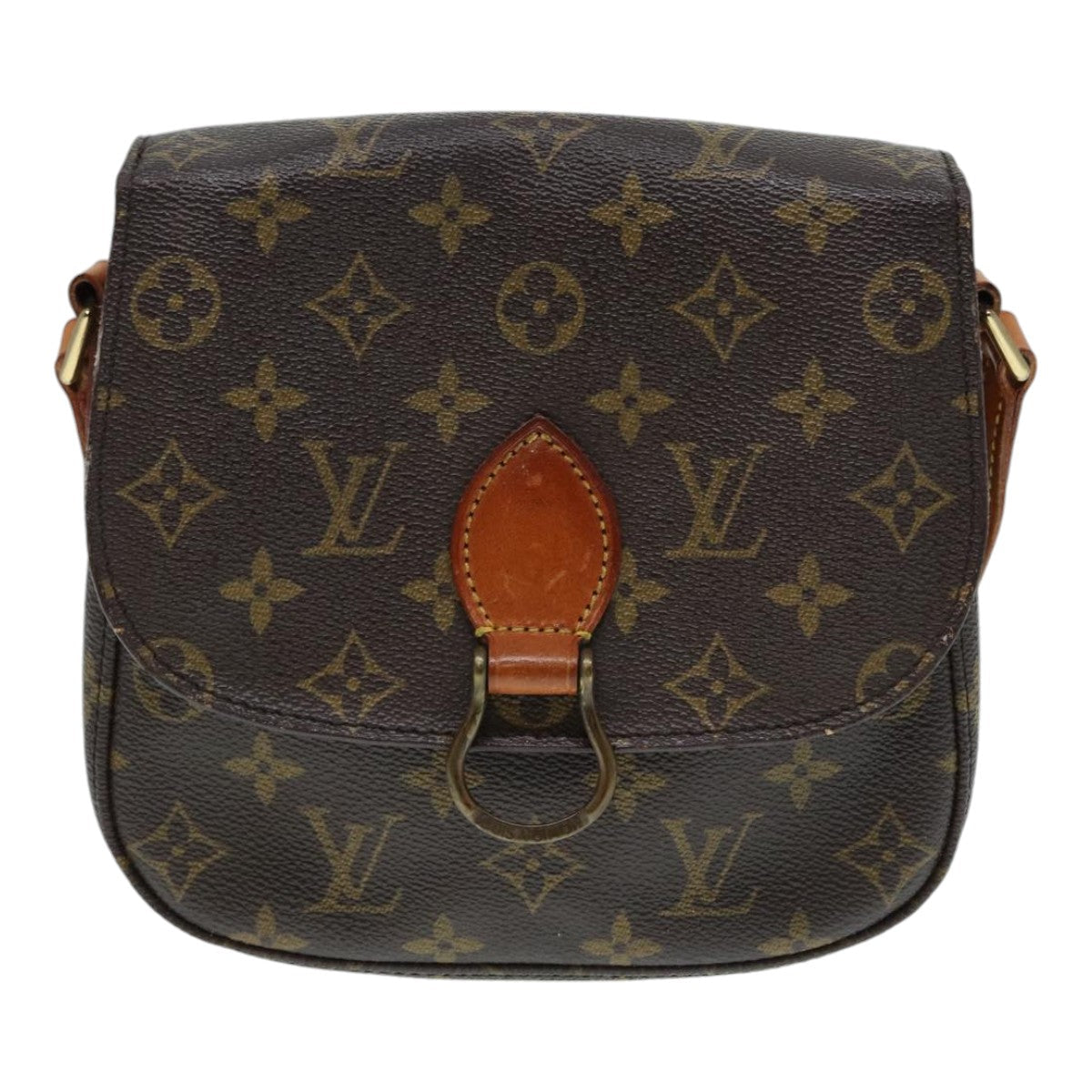 LOUIS VUITTON Monogram Saint Cloud MM Shoulder Bag M51243 LV 90348