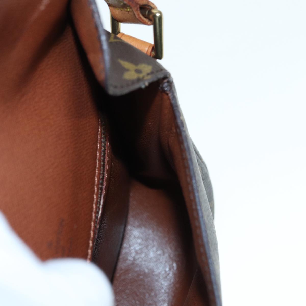 LOUIS VUITTON Monogram Saint Cloud MM Shoulder Bag M51243 LV 90348