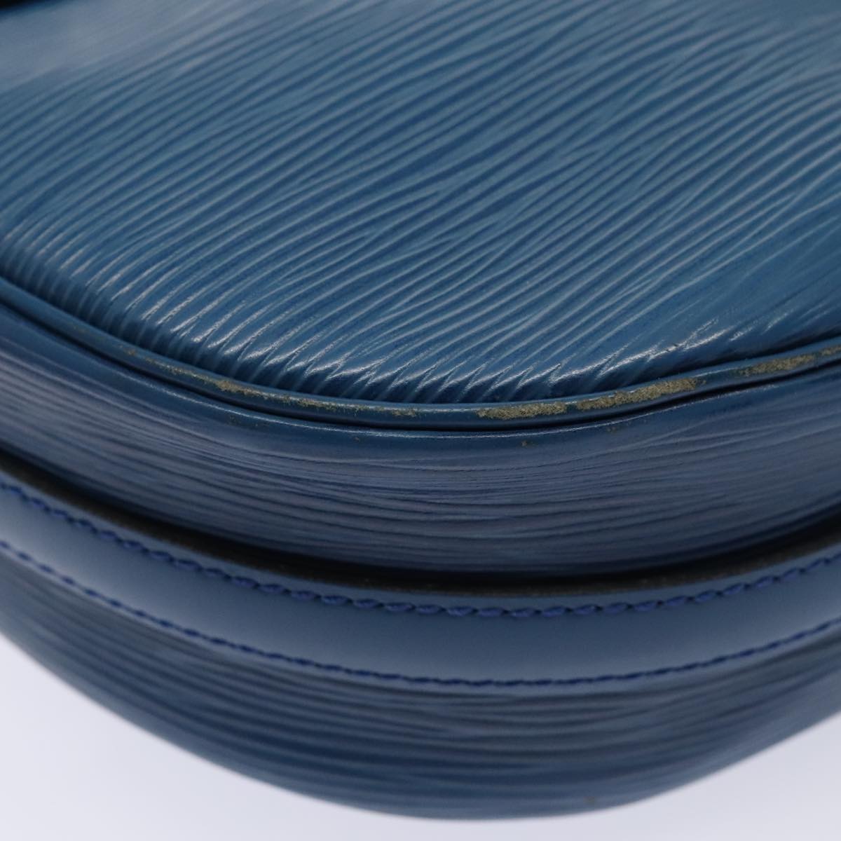 LOUIS VUITTON Epi June Feuille Shoulder Bag Blue M52155 LV 90350