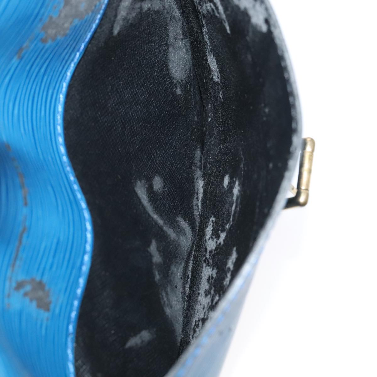 LOUIS VUITTON Epi June Feuille Shoulder Bag Blue M52155 LV 90350