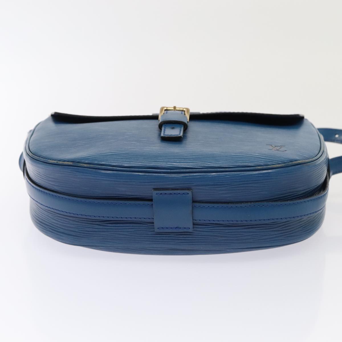 LOUIS VUITTON Epi June Feuille Shoulder Bag Blue M52155 LV 90350
