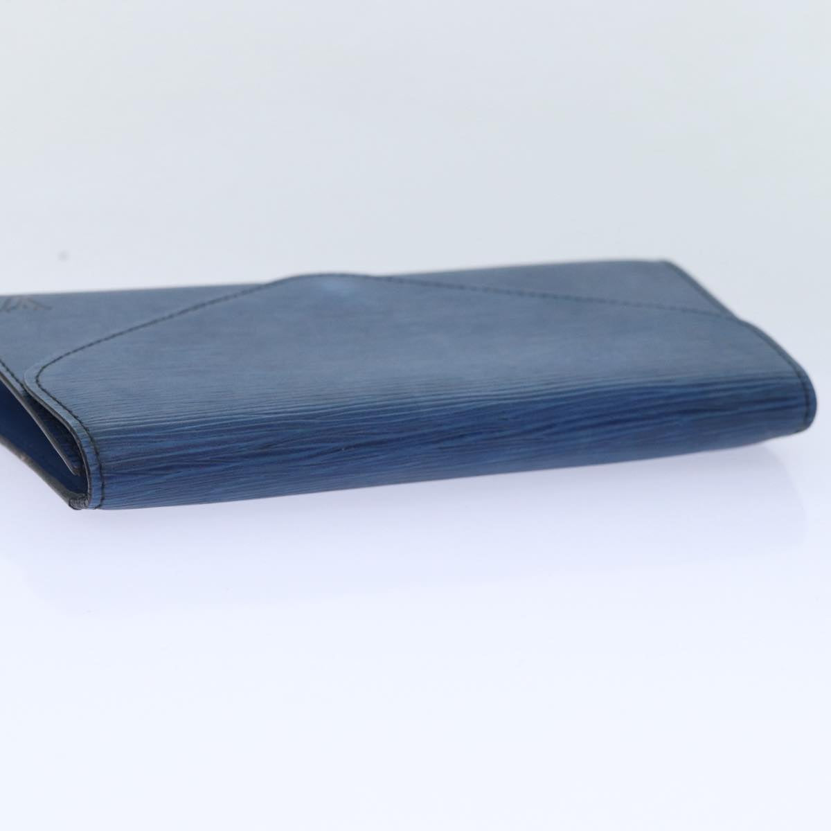 LOUIS VUITTON Epi Art Deco Clutch Bag Blue M52635 LV 90356