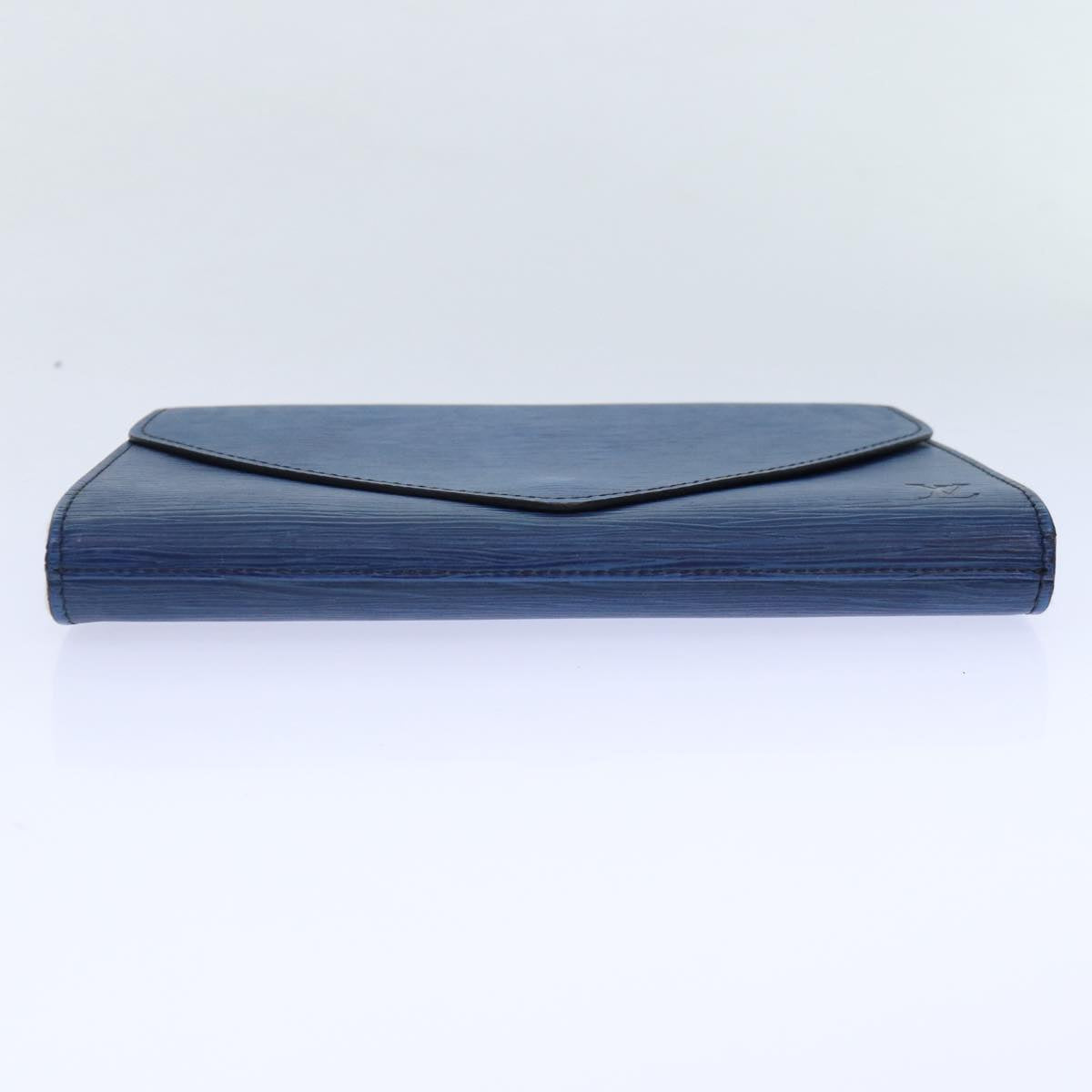LOUIS VUITTON Epi Art Deco Clutch Bag Blue M52635 LV 90356