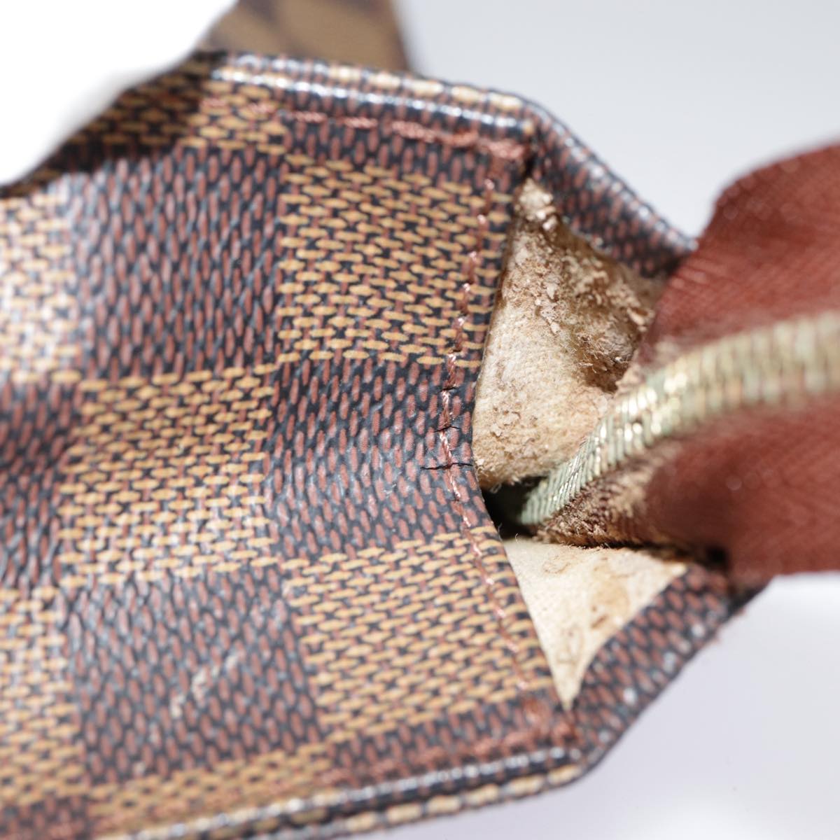 LOUIS VUITTON Damier Ebene Poche Toilette 26 Pouch N47543 LV 90357