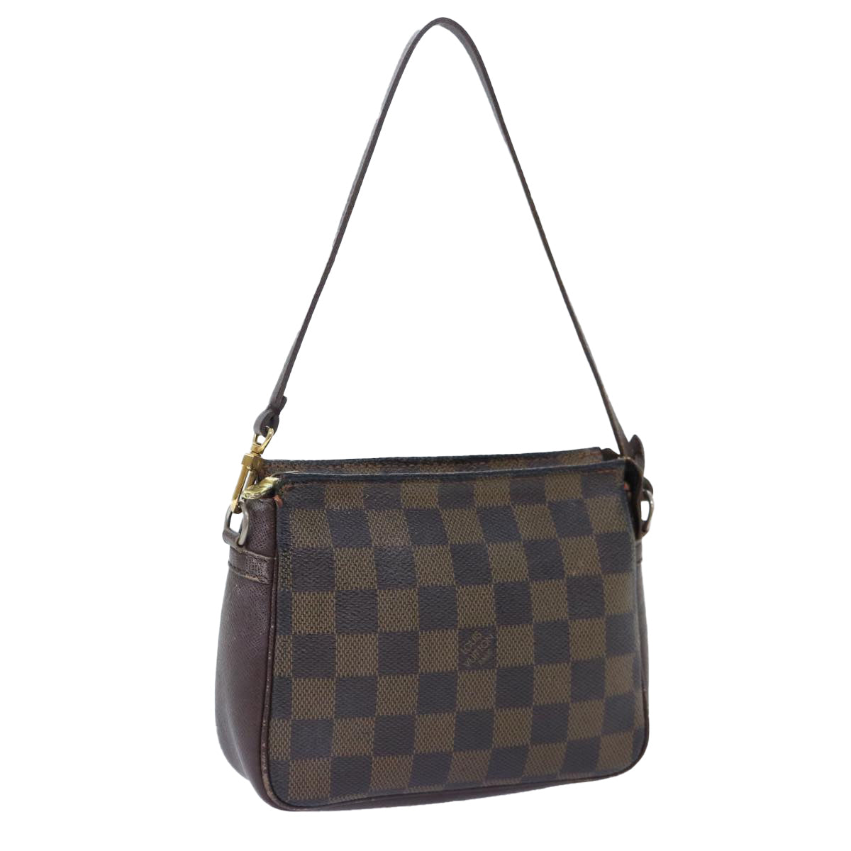 LOUIS VUITTON Damier Ebene Trousse Makeup Pouch N51982 LV 90363