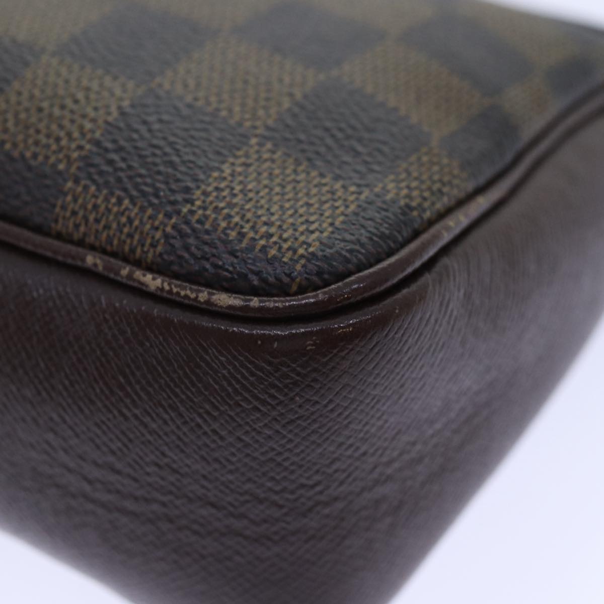 LOUIS VUITTON Damier Ebene Trousse Makeup Pouch N51982 LV 90363