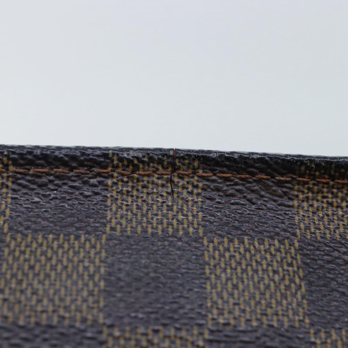 LOUIS VUITTON Damier Ebene Trousse Makeup Pouch N51982 LV 90363
