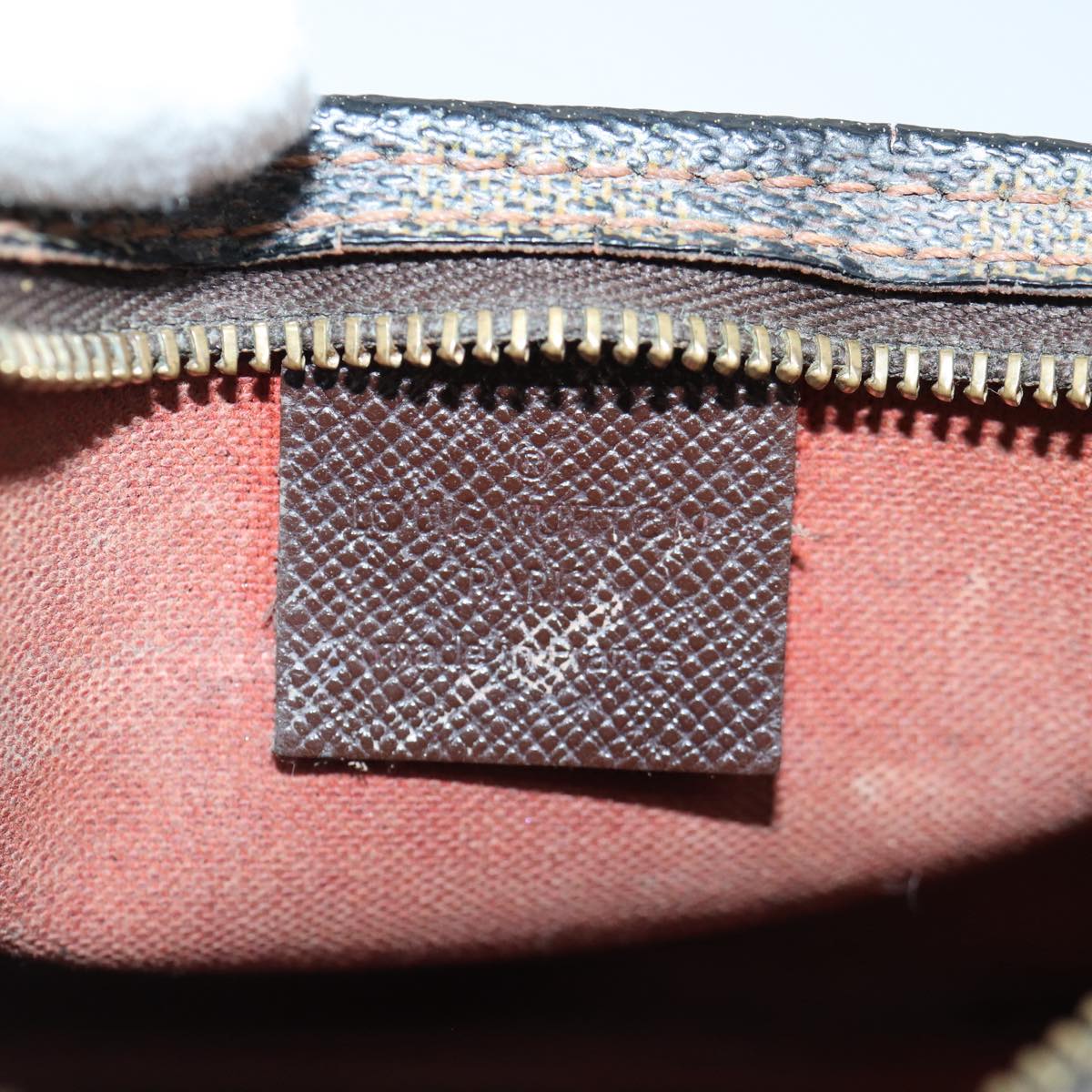 LOUIS VUITTON Damier Ebene Trousse Makeup Pouch N51982 LV 90363