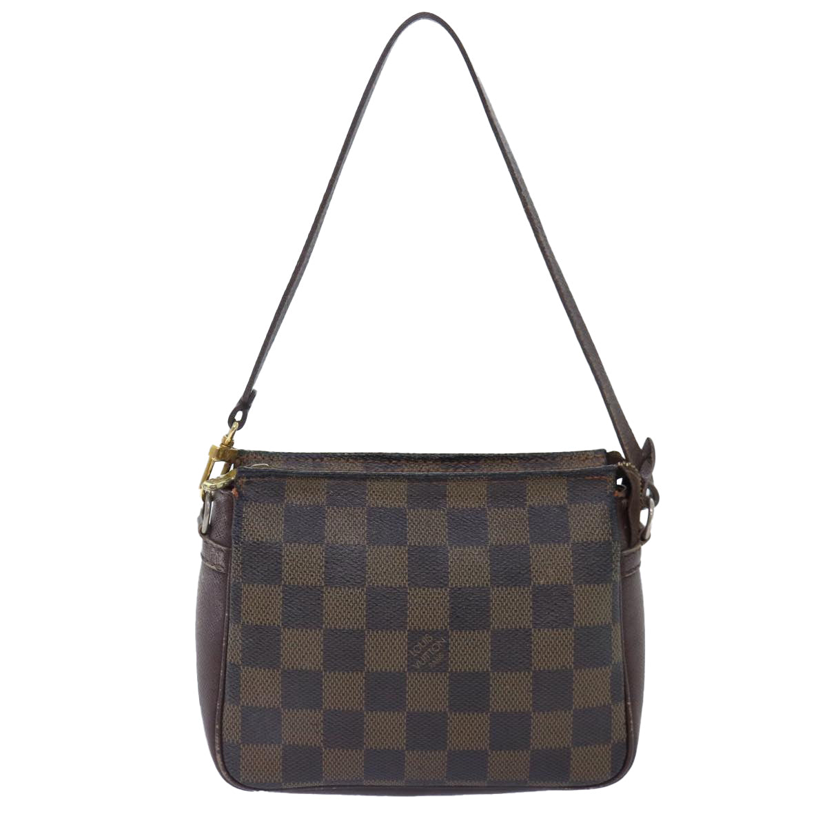 LOUIS VUITTON Damier Ebene Trousse Makeup Pouch N51982 LV 90363