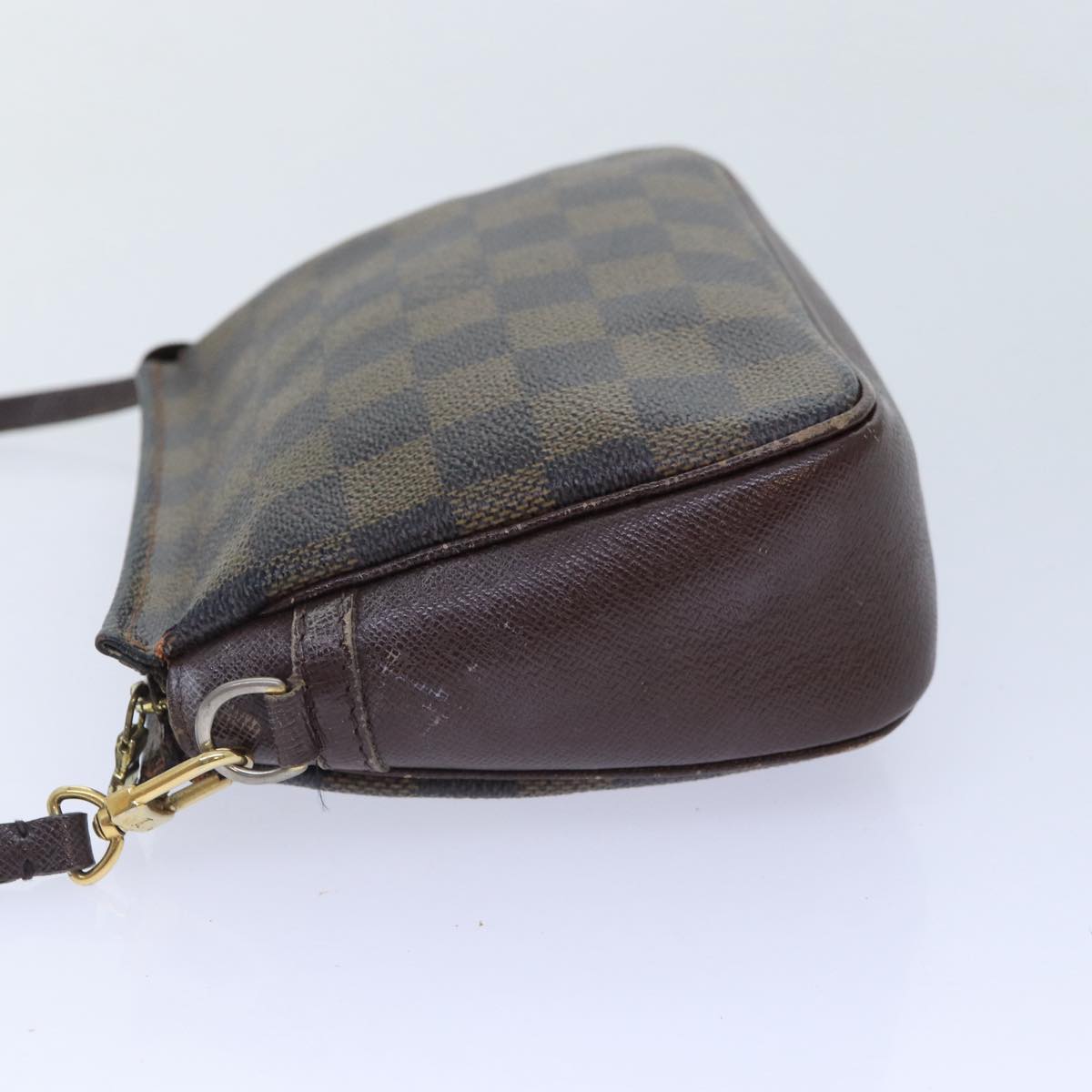 LOUIS VUITTON Damier Ebene Trousse Makeup Pouch N51982 LV 90363