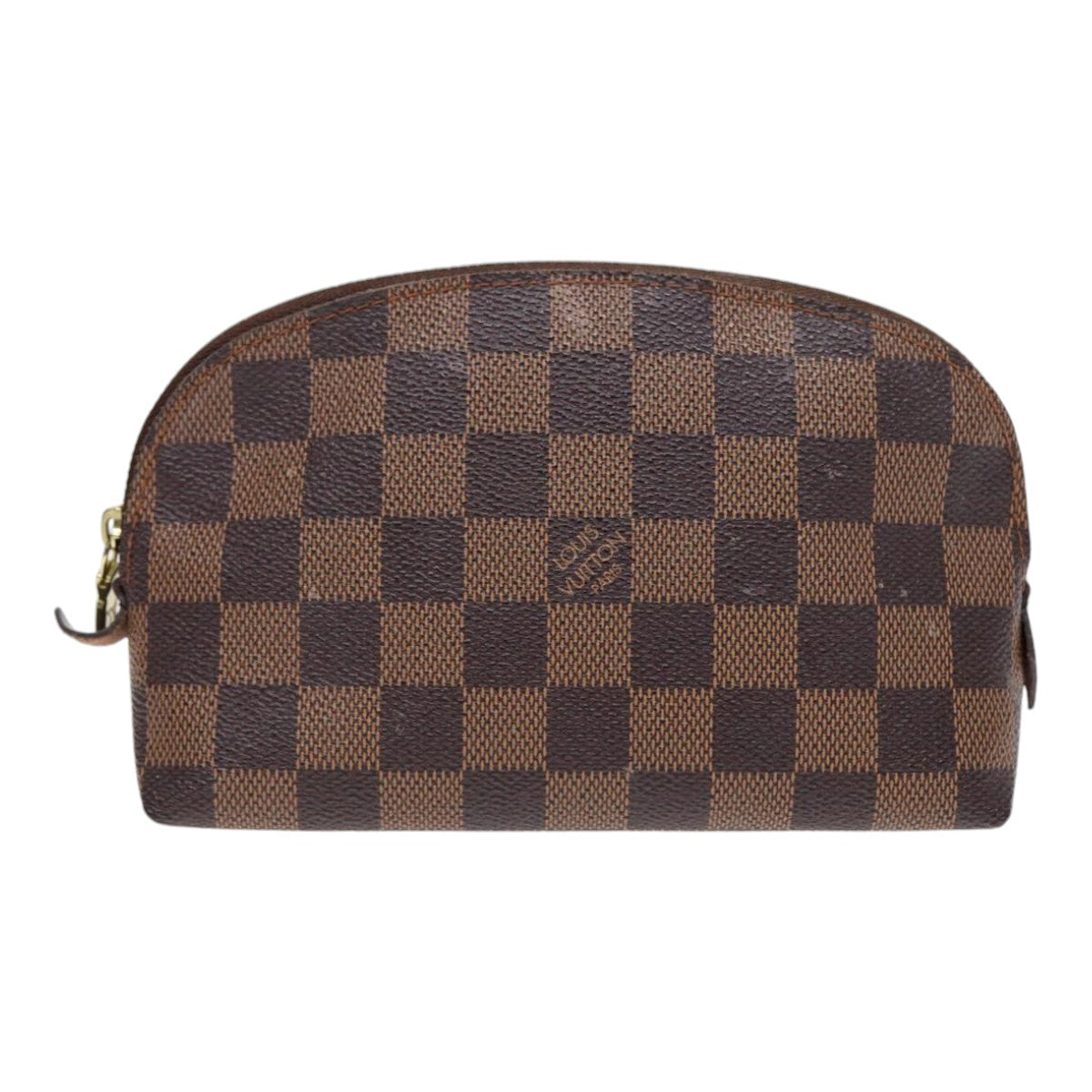 LOUIS VUITTON Damier Ebene Pochette Cosmetic PM Pouch N47516 LV 90364
