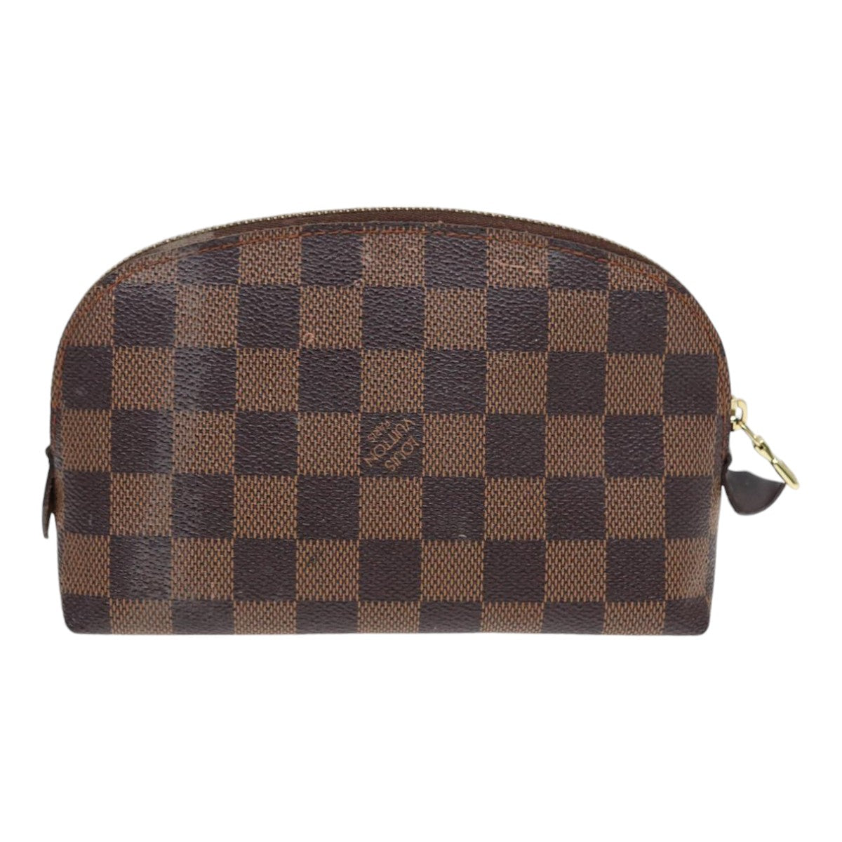 LOUIS VUITTON Damier Ebene Pochette Cosmetic PM Pouch N47516 LV 90364