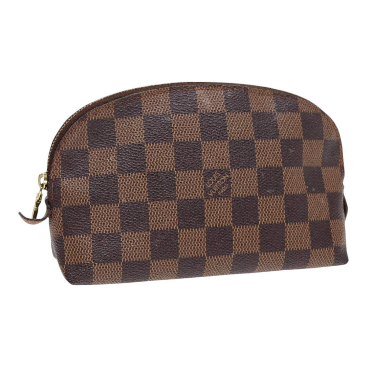LOUIS VUITTON Damier Ebene Pochette Cosmetic PM Pouch N47516 LV 90364