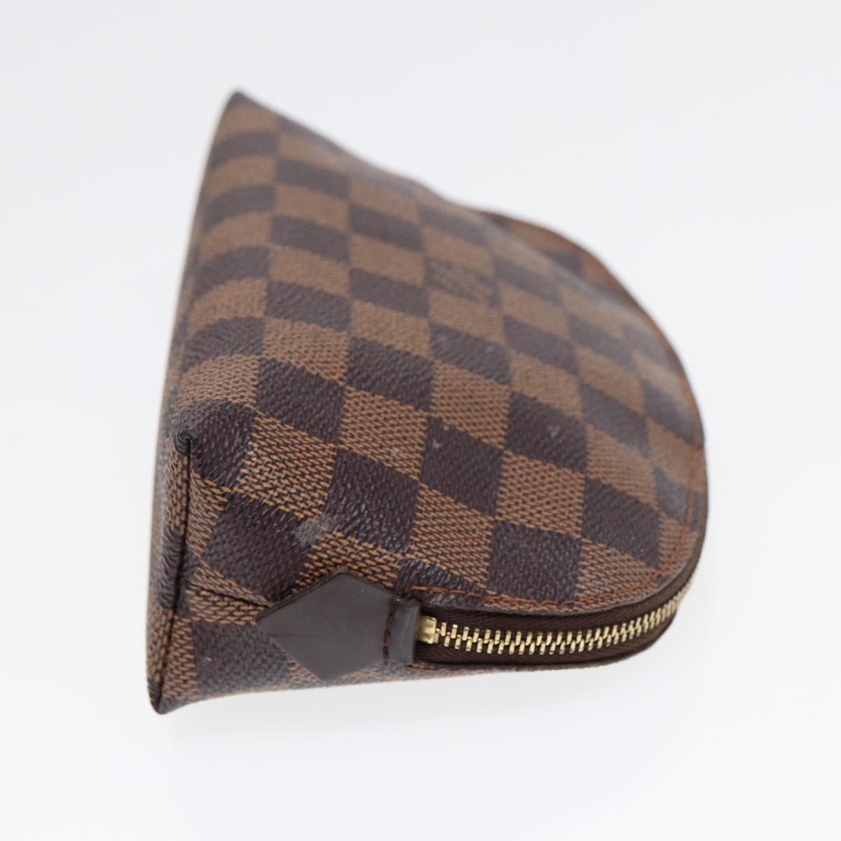 LOUIS VUITTON Damier Ebene Pochette Cosmetic PM Pouch N47516 LV 90364