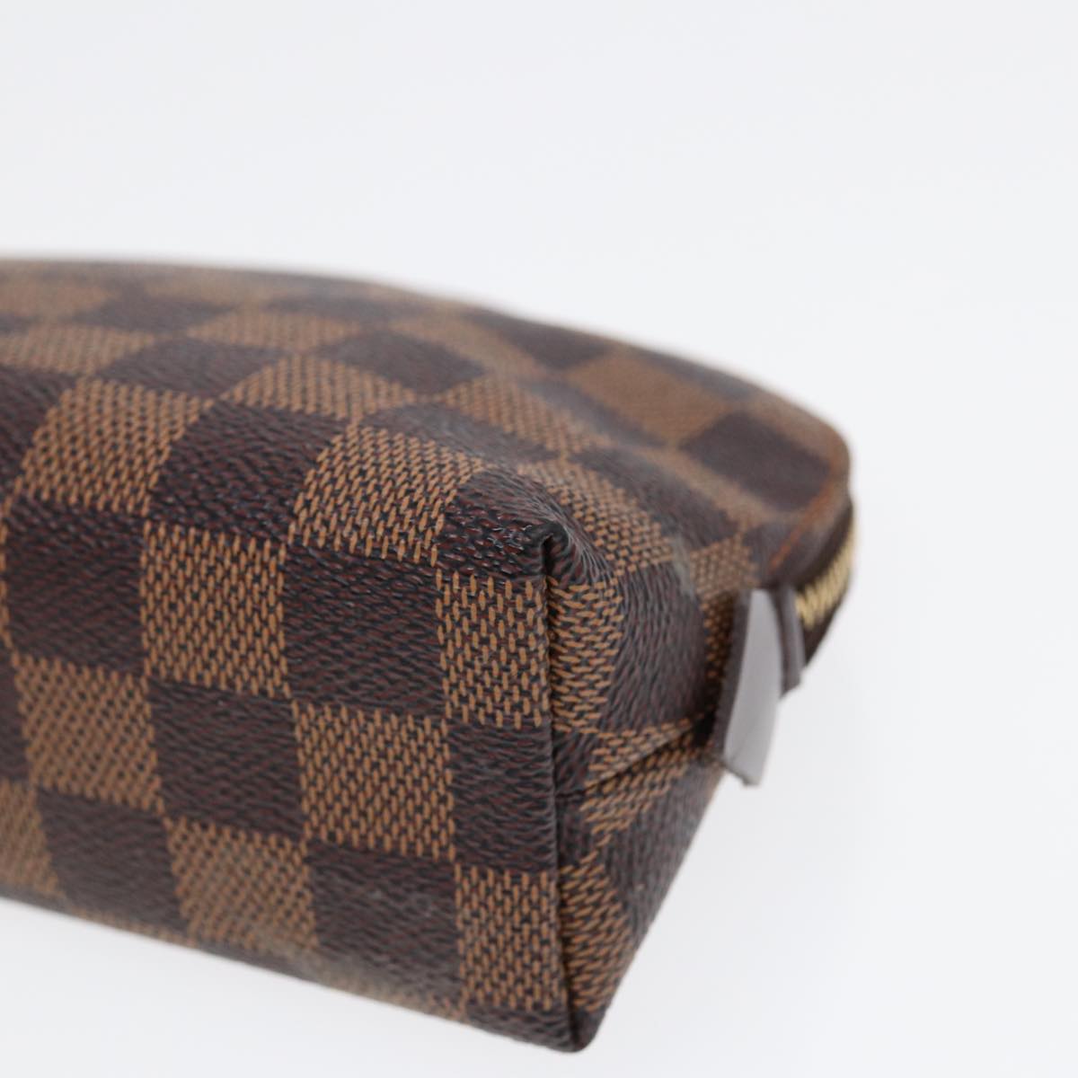 LOUIS VUITTON Damier Ebene Pochette Cosmetic PM Pouch N47516 LV 90364