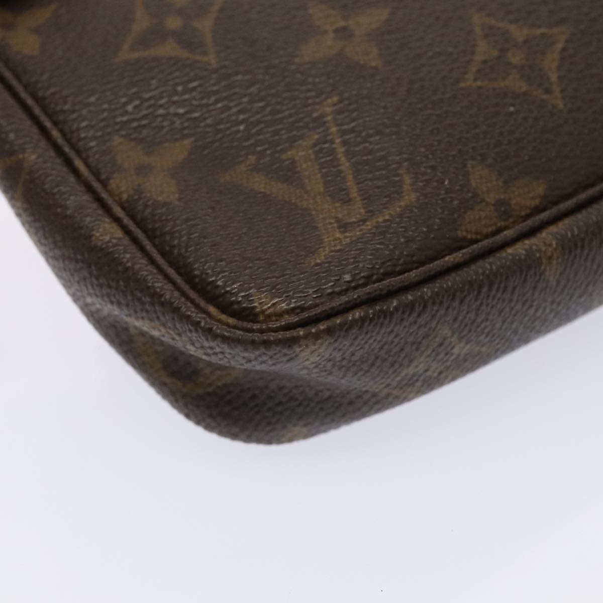 LOUIS VUITTON Monogram Pochette Accessoires Pouch M51980 LV 90377