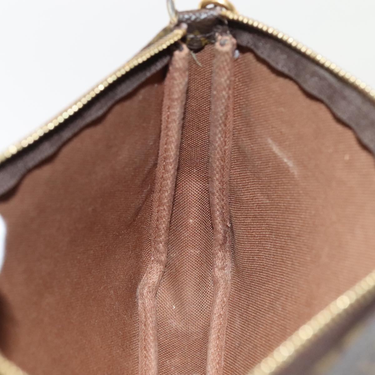 LOUIS VUITTON Monogram Pochette Accessoires Pouch M51980 LV 90377