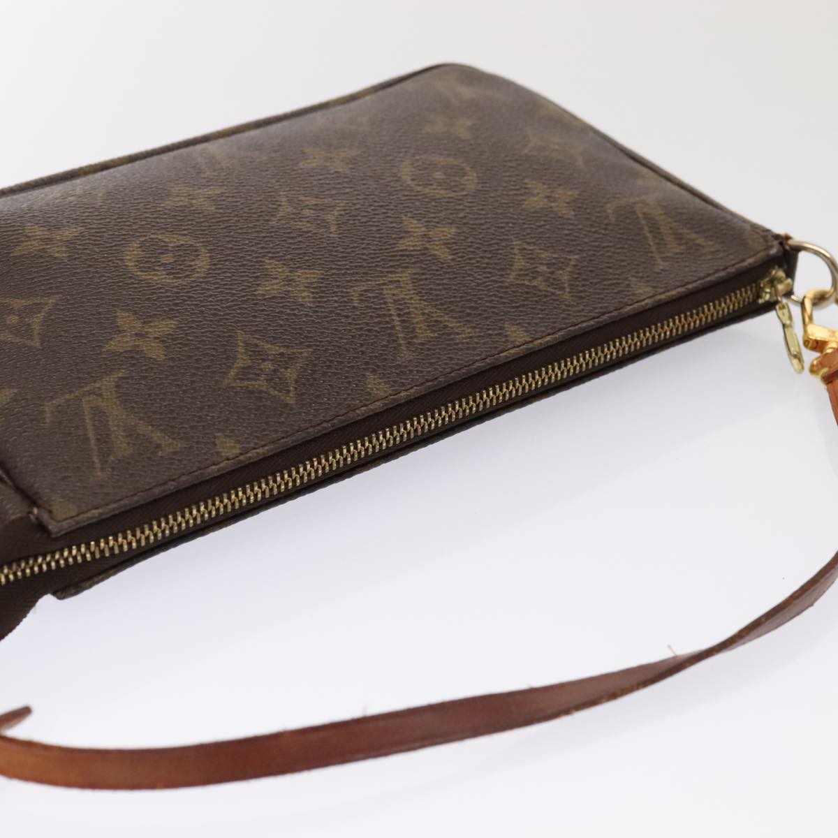 LOUIS VUITTON Monogram Pochette Accessoires Pouch M51980 LV 90377