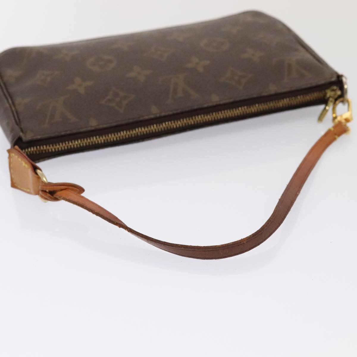 LOUIS VUITTON Monogram Pochette Accessoires Pouch M51980 LV 90377