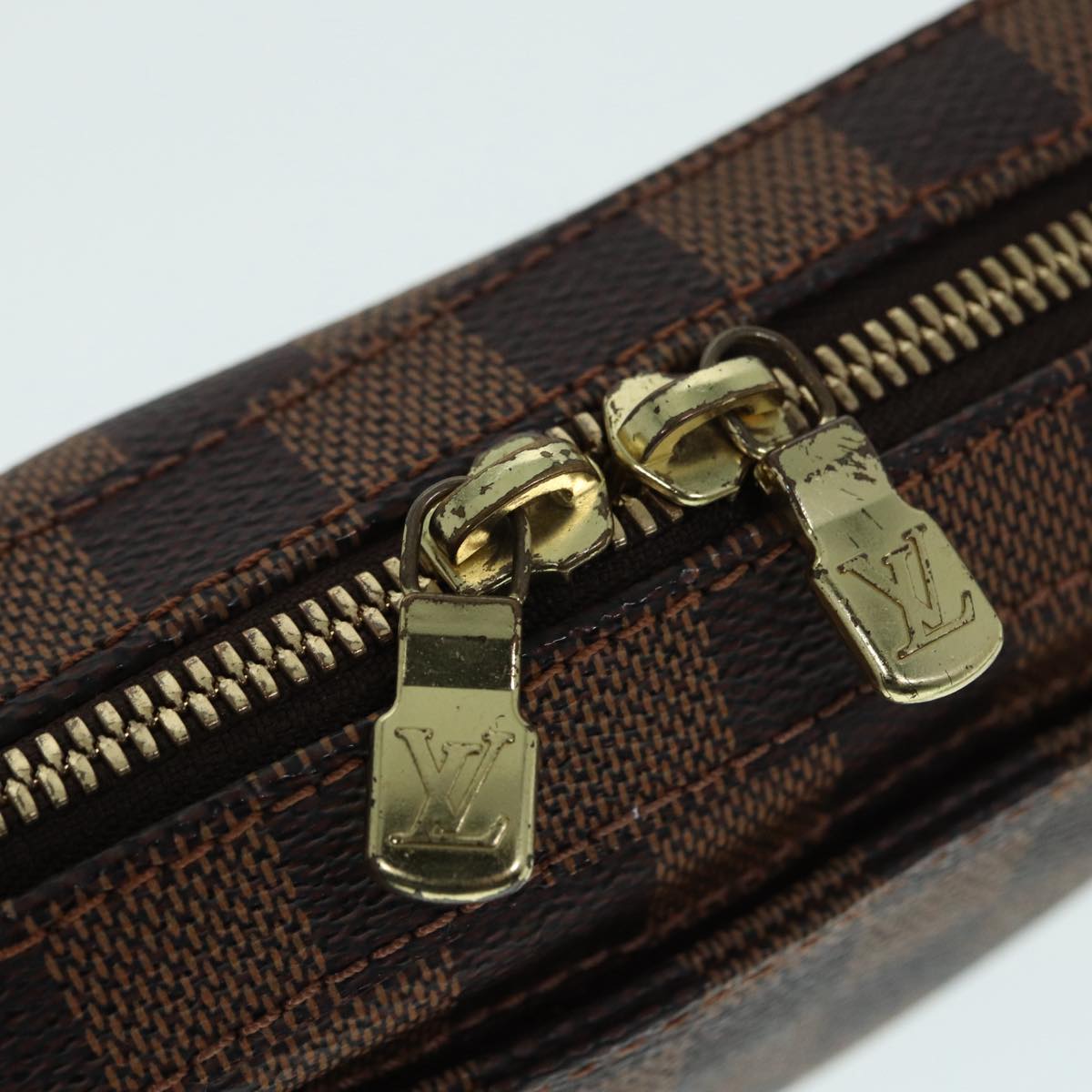 LOUIS VUITTON Damier Ebene Geronimos Shoulder Bag N51994 LV 90390
