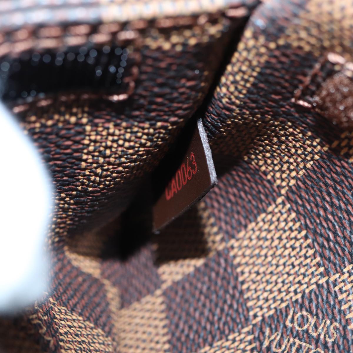 LOUIS VUITTON Damier Ebene Geronimos Shoulder Bag N51994 LV 90390