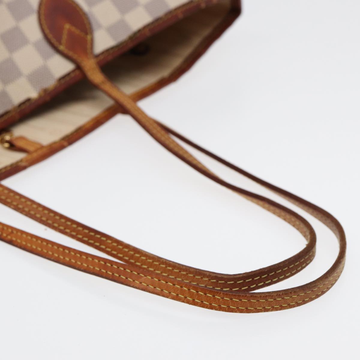 LOUIS VUITTON Damier Azur Neverfull MM Tote Bag N41605 LV 90391