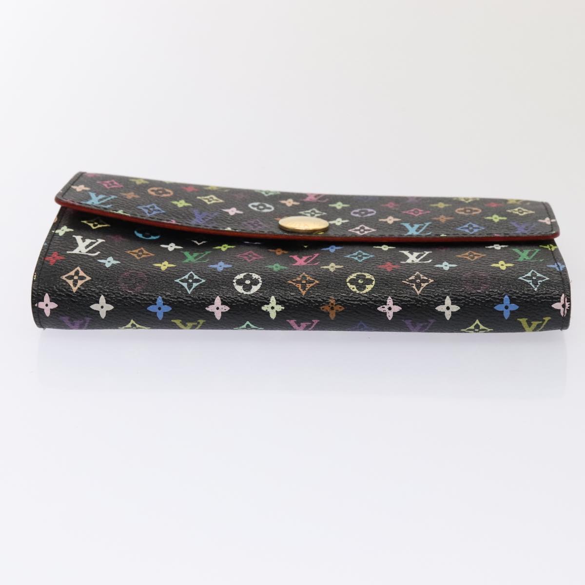 LOUIS VUITTON Multicolor Pochette Porte Monnaie Credit Black M60005 90393