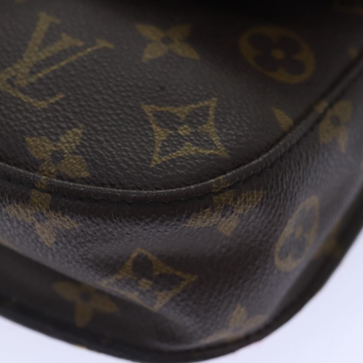 LOUIS VUITTON Monogram Saint Cloud MM Shoulder Bag M51243 LV 90396