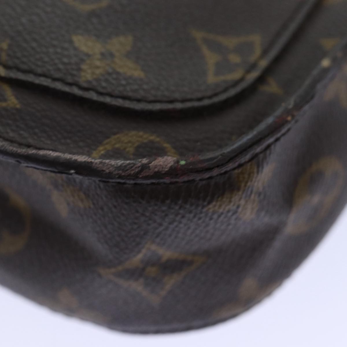 LOUIS VUITTON Monogram Saint Cloud MM Shoulder Bag M51243 LV 90396